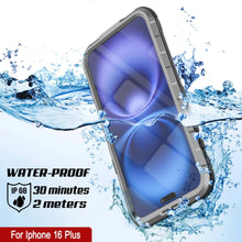 Load image into Gallery viewer, iPhone 16 Plus Metal Extreme 2.0 Series Aluminum Waterproof Case IP68 W/Buillt in Screen Protector [Silver]
