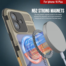 Load image into Gallery viewer, iPhone 16 Plus Metal Extreme 2.0 Series Aluminum Waterproof Case IP68 W/Buillt in Screen Protector [Gold]
