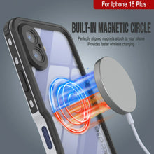 Load image into Gallery viewer, iPhone 16 Plus Waterproof IP68 Case, Punkcase [White] [StudStar Series] [Slim Fit] [Dirtproof]
