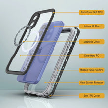 Load image into Gallery viewer, iPhone 16 Plus Waterproof IP68 Case, Punkcase [White] [StudStar Series] [Slim Fit] [Dirtproof]
