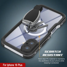 Load image into Gallery viewer, iPhone 16 Plus Waterproof IP68 Case, Punkcase [White] [StudStar Series] [Slim Fit] [Dirtproof]
