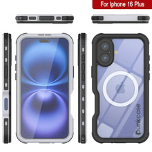Load image into Gallery viewer, iPhone 16 Plus Waterproof IP68 Case, Punkcase [White] [StudStar Series] [Slim Fit] [Dirtproof]
