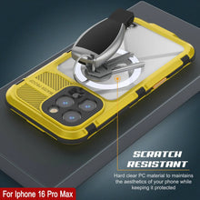 Load image into Gallery viewer, iPhone 16 Pro Max Metal Extreme 2.0 Series Aluminum Waterproof Case IP68 W/Buillt in Screen Protector [Yellow]
