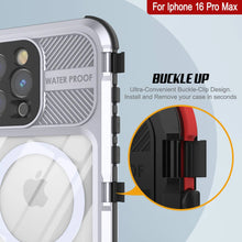 Load image into Gallery viewer, iPhone 16 Pro Max Metal Extreme 2.0 Series Aluminum Waterproof Case IP68 W/Buillt in Screen Protector [White]
