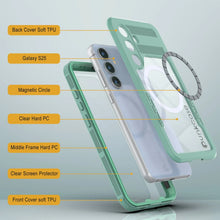 Load image into Gallery viewer, Galaxy S25 Waterproof Case [Alpine 2.0 Series] [Slim Fit] [IP68 Certified] [Shockproof] [Teal]
