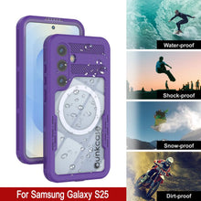 Load image into Gallery viewer, Galaxy S25 Waterproof Case [Alpine 2.0 Series] [Slim Fit] [IP68 Certified] [Shockproof] [Purple]
