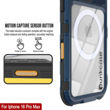 Load image into Gallery viewer, iPhone 16 Pro Max Metal Extreme 2.0 Series Aluminum Waterproof Case IP68 W/Buillt in Screen Protector [Blue]
