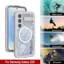 Load image into Gallery viewer, Galaxy S25 Waterproof Case [Alpine 2.0 Series] [Slim Fit] [IP68 Certified] [Shockproof] [White]
