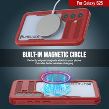 Load image into Gallery viewer, Galaxy S25 Waterproof Case [Alpine 2.0 Series] [Slim Fit] [IP68 Certified] [Shockproof] [Red]
