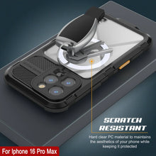 Load image into Gallery viewer, iPhone 16 Pro Max Metal Extreme 2.0 Series Aluminum Waterproof Case IP68 W/Buillt in Screen Protector [Black]
