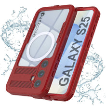 Load image into Gallery viewer, Galaxy S25 Waterproof Case [Alpine 2.0 Series] [Slim Fit] [IP68 Certified] [Shockproof] [Red]
