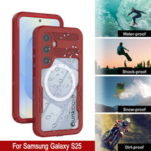 Load image into Gallery viewer, Galaxy S25 Waterproof Case [Alpine 2.0 Series] [Slim Fit] [IP68 Certified] [Shockproof] [Red]
