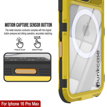 Load image into Gallery viewer, iPhone 16 Pro Max Metal Extreme 2.0 Series Aluminum Waterproof Case IP68 W/Buillt in Screen Protector [Yellow]
