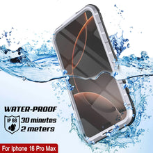 Load image into Gallery viewer, iPhone 16 Pro Max Metal Extreme 2.0 Series Aluminum Waterproof Case IP68 W/Buillt in Screen Protector [White]
