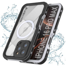 Load image into Gallery viewer, iPhone 16 Pro Max Waterproof IP68 Case, Punkcase [White] [StudStar Series] [Slim Fit] [Dirtproof]
