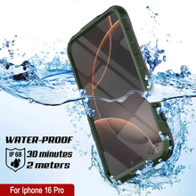 Load image into Gallery viewer, iPhone 16 Pro Metal Extreme 2.0 Series Aluminum Waterproof Case IP68 W/Buillt in Screen Protector [Dark-Green]
