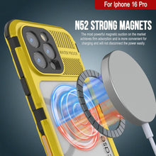 Load image into Gallery viewer, iPhone 16 Pro Metal Extreme 2.0 Series Aluminum Waterproof Case IP68 W/Buillt in Screen Protector [Yellow]

