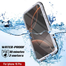 Load image into Gallery viewer, iPhone 16 Pro Metal Extreme 2.0 Series Aluminum Waterproof Case IP68 W/Buillt in Screen Protector [White]
