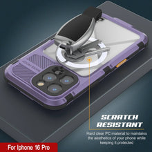 Load image into Gallery viewer, iPhone 16 Pro Metal Extreme 2.0 Series Aluminum Waterproof Case IP68 W/Buillt in Screen Protector [Purple]
