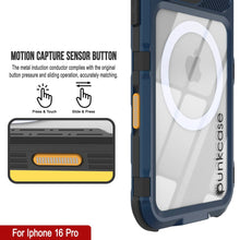 Load image into Gallery viewer, iPhone 16 Pro Metal Extreme 2.0 Series Aluminum Waterproof Case IP68 W/Buillt in Screen Protector [Blue]
