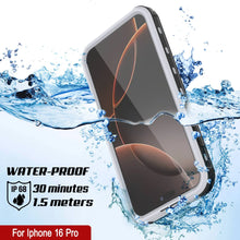 Load image into Gallery viewer, iPhone 16 Pro Waterproof IP68 Case, Punkcase [White] [StudStar Series] [Slim Fit] [Dirtproof]
