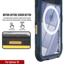Load image into Gallery viewer, iPhone 16 Metal Extreme 2.0 Series Aluminum Waterproof Case IP68 W/Buillt in Screen Protector [Blue]
