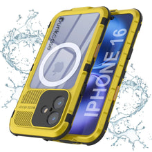 Load image into Gallery viewer, iPhone 16 Metal Extreme 2.0 Series Aluminum Waterproof Case IP68 W/Buillt in Screen Protector [Yellow]
