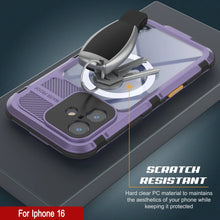 Load image into Gallery viewer, iPhone 16 Metal Extreme 2.0 Series Aluminum Waterproof Case IP68 W/Buillt in Screen Protector [Purple]
