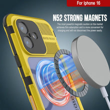 Load image into Gallery viewer, iPhone 16 Metal Extreme 2.0 Series Aluminum Waterproof Case IP68 W/Buillt in Screen Protector [Yellow]
