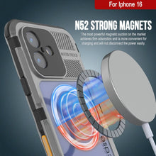Load image into Gallery viewer, iPhone 16 Metal Extreme 2.0 Series Aluminum Waterproof Case IP68 W/Buillt in Screen Protector [Silver]
