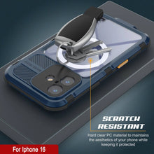 Load image into Gallery viewer, iPhone 16 Metal Extreme 2.0 Series Aluminum Waterproof Case IP68 W/Buillt in Screen Protector [Blue]
