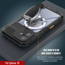 Load image into Gallery viewer, iPhone 16 Metal Extreme 2.0 Series Aluminum Waterproof Case IP68 W/Buillt in Screen Protector [Black]
