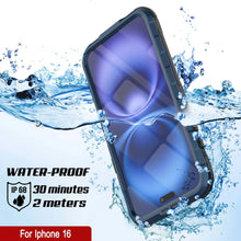 Load image into Gallery viewer, iPhone 16 Metal Extreme 2.0 Series Aluminum Waterproof Case IP68 W/Buillt in Screen Protector [Blue]
