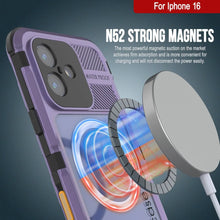 Load image into Gallery viewer, iPhone 16 Metal Extreme 2.0 Series Aluminum Waterproof Case IP68 W/Buillt in Screen Protector [Purple]
