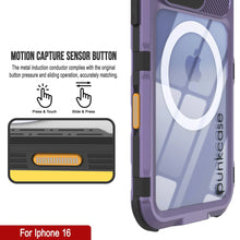 Load image into Gallery viewer, iPhone 16 Metal Extreme 2.0 Series Aluminum Waterproof Case IP68 W/Buillt in Screen Protector [Purple]
