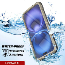 Load image into Gallery viewer, iPhone 16 Metal Extreme 2.0 Series Aluminum Waterproof Case IP68 W/Buillt in Screen Protector [Gold]
