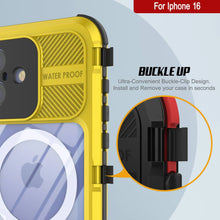 Load image into Gallery viewer, iPhone 16 Metal Extreme 2.0 Series Aluminum Waterproof Case IP68 W/Buillt in Screen Protector [Yellow]
