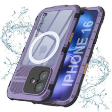 Load image into Gallery viewer, iPhone 16 Metal Extreme 2.0 Series Aluminum Waterproof Case IP68 W/Buillt in Screen Protector [Purple]
