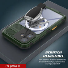 Load image into Gallery viewer, iPhone 16 Metal Extreme 2.0 Series Aluminum Waterproof Case IP68 W/Buillt in Screen Protector [Dark-Green]
