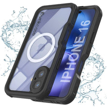 Load image into Gallery viewer, iPhone 16 Waterproof IP68 Case, Punkcase [Black] [StudStar Series] [Slim Fit]
