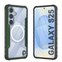 Load image into Gallery viewer, Punkcase S25 Armor Stealth Case Protective Military Grade Multilayer Cover [Dark Green]
