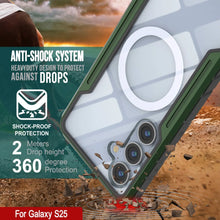 Load image into Gallery viewer, Punkcase S25 Armor Stealth Case Protective Military Grade Multilayer Cover [Dark Green]
