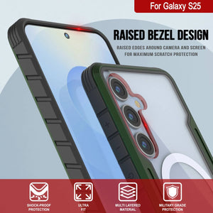 Punkcase S25 Armor Stealth Case Protective Military Grade Multilayer Cover [Dark Green]