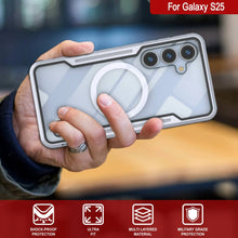 Load image into Gallery viewer, Punkcase S25 Armor Stealth Case Protective Military Grade Multilayer Cover [White]
