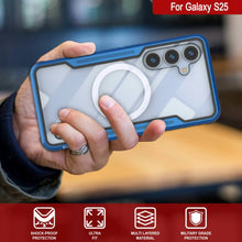 Load image into Gallery viewer, Punkcase S25 Armor Stealth Case Protective Military Grade Multilayer Cover [Navy Blue]
