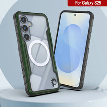 Load image into Gallery viewer, Punkcase S25 Armor Stealth Case Protective Military Grade Multilayer Cover [Dark Green]
