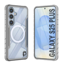 Load image into Gallery viewer, Punkcase S25+ Plus Armor Stealth Case Protective Military Grade Multilayer Cover [Grey]
