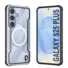 Load image into Gallery viewer, Punkcase S25+ Plus Armor Stealth Case Protective Military Grade Multilayer Cover [White]
