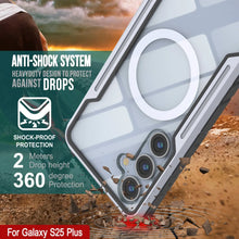 Load image into Gallery viewer, Punkcase S25+ Plus Armor Stealth Case Protective Military Grade Multilayer Cover [White]
