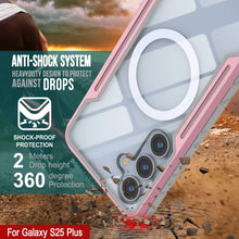 Load image into Gallery viewer, Punkcase S25+ Plus Armor Stealth Case Protective Military Grade Multilayer Cover [Rose-Gold]

